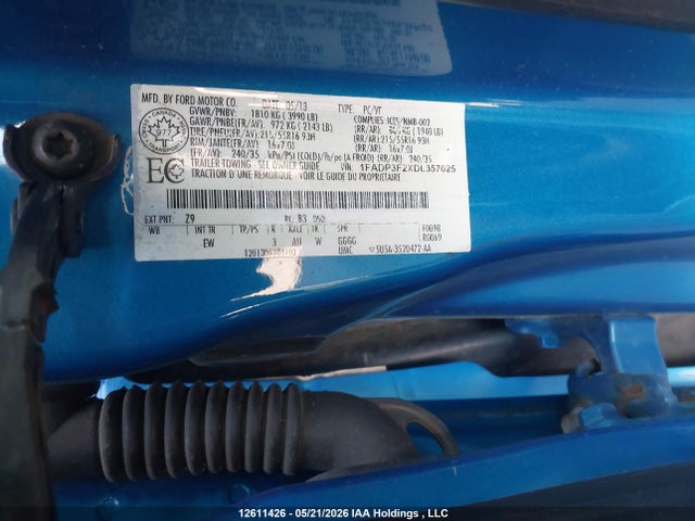 Продажа на аукционе авто 2013 Ford Focus Se, vin: 1FADP3F2XDL357025, номер лота: 12611426