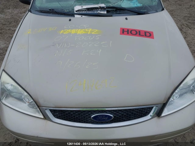 12611430 :رقم المزاد ، 1FAHP36N37W202251 vin ، 2007 Ford Focus Se/ses مزاد بيع