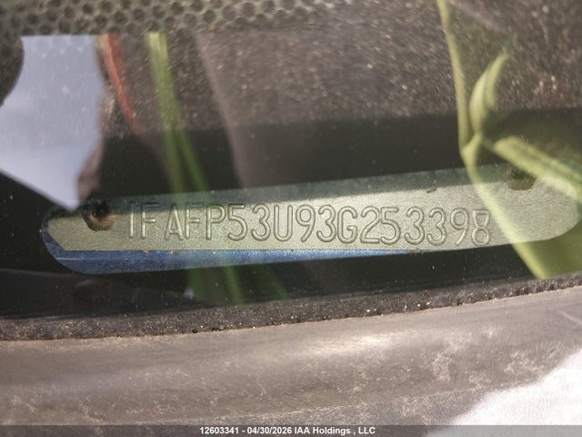 Продаж на аукціоні авто 2003 Ford Taurus Se, vin: 1FAFP53U93G253398, номер лоту: 12603341