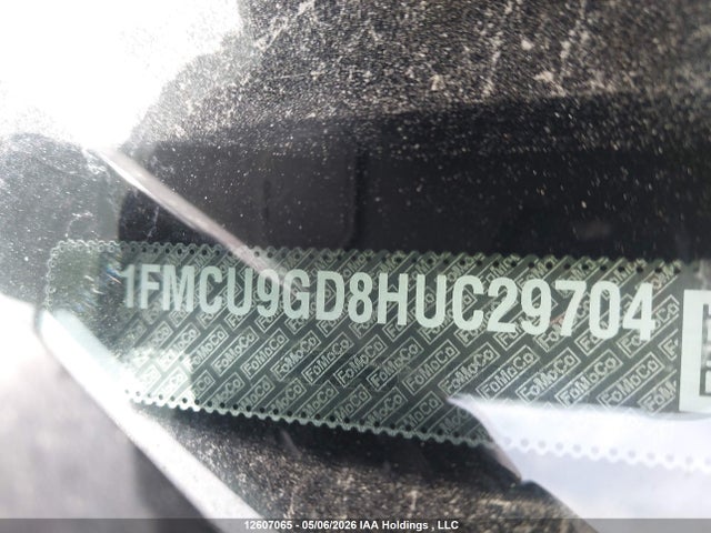 1FMCU9GD8HUC29704 Ford ESCAPE SE