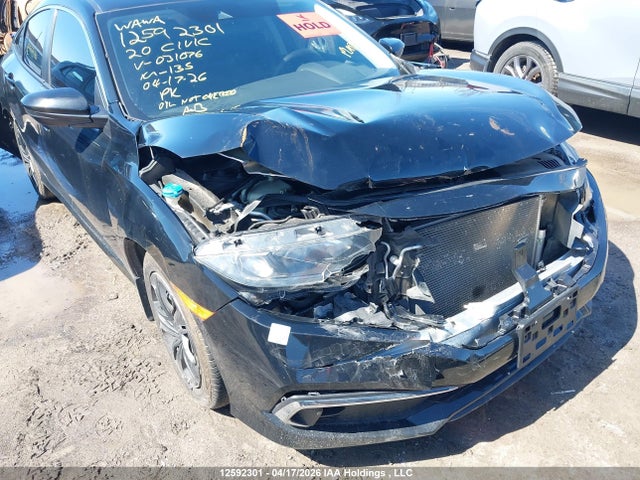 12592301 :رقم المزاد ، 2HGFC2F58LH031076 vin ، 2020 Honda Civic Lx مزاد بيع