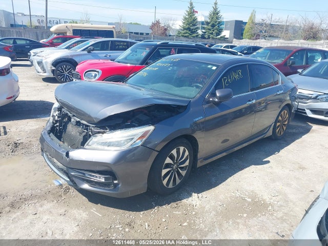 12611468 :رقم المزاد ، JHMCR6F75HC800179 vin ، 2017 Honda Accord Touring Hybrid مزاد بيع