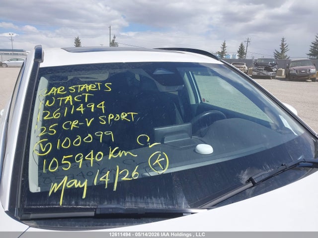 2025 Honda Cr-v Sport მანქანა იყიდება აუქციონზე, vin: 2HKRS4H58SH100099, აუქციონის ნომერი: 12611494