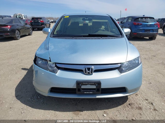 12611495 :رقم المزاد ، JHMFA362X7S800660 vin ، 2007 Honda Civic Hybrid مزاد بيع