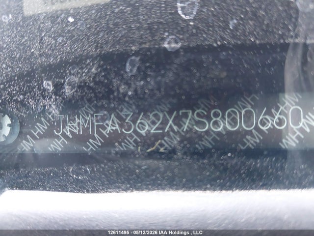 12611495 :رقم المزاد ، JHMFA362X7S800660 vin ، 2007 Honda Civic Hybrid مزاد بيع