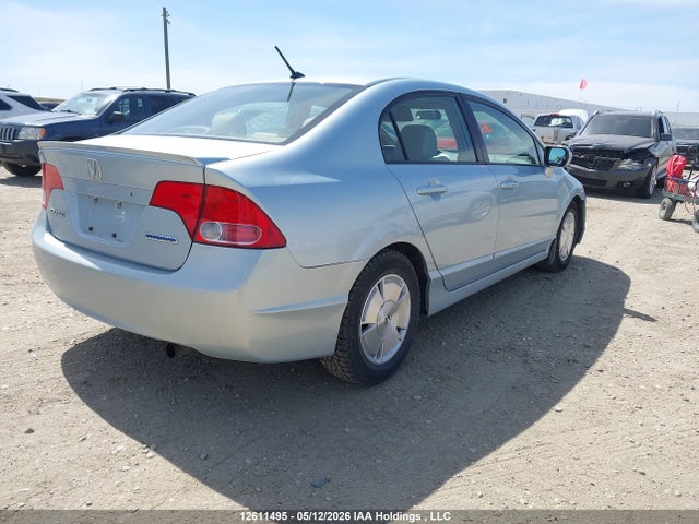 12611495 :رقم المزاد ، JHMFA362X7S800660 vin ، 2007 Honda Civic Hybrid مزاد بيع