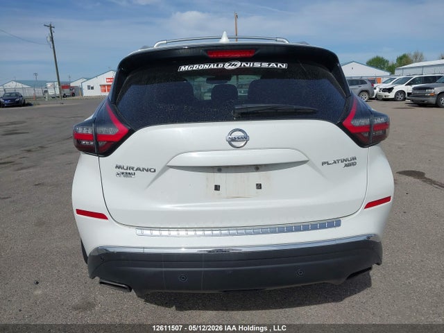 12611507 :رقم المزاد ، 5N1AZ2DS7LN136582 vin ، 2020 Nissan Murano Platinum مزاد بيع