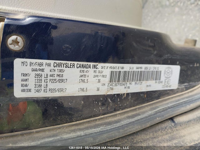 2C4RC1BG7FR554679 Chrysler Town &amp; Country Touring