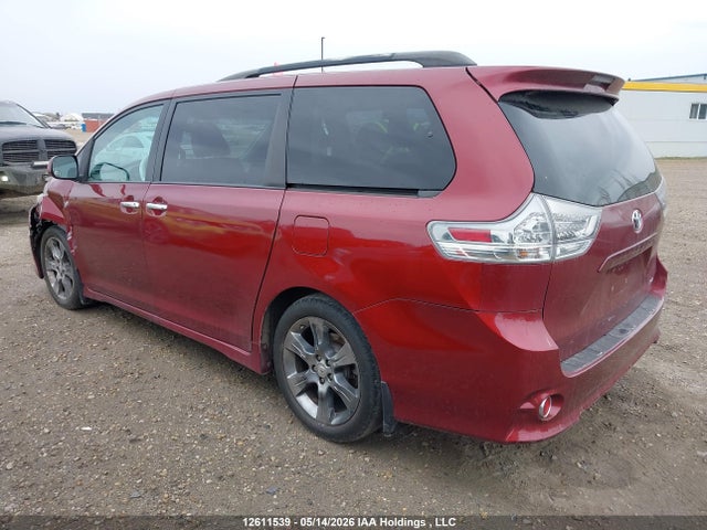12611539 :رقم المزاد ، 5TDXK3DC7DS376244 vin ، 2013 Toyota Sienna Sport مزاد بيع