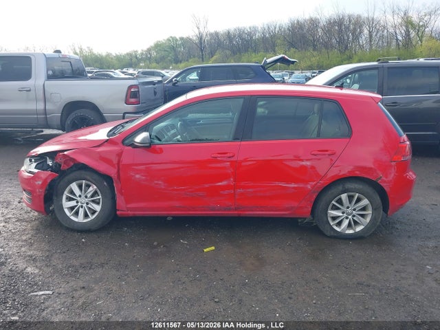 2017 Volkswagen Golf S/wolfsburg/se/sel მანქანა იყიდება აუქციონზე, vin: 3VW217AU7HM020574, აუქციონის ნომერი: 12611567