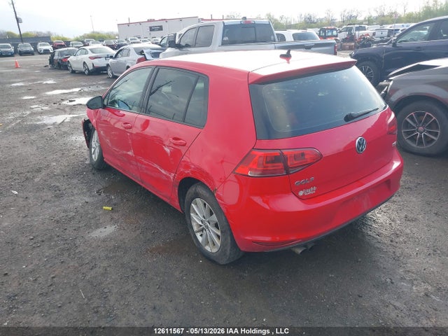 2017 Volkswagen Golf S/wolfsburg/se/sel მანქანა იყიდება აუქციონზე, vin: 3VW217AU7HM020574, აუქციონის ნომერი: 12611567