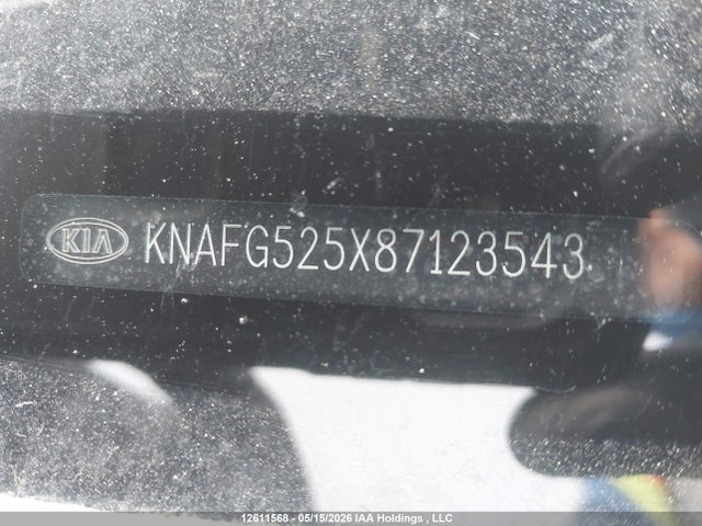 Aukcja sprzedaży 2008 Kia Rondo Ex/ex-premium/lx, vin: KNAFG525X87123543, numer aukcji: 12611568