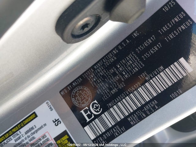 7MUCAABG0TV156122 Toyota Corolla Cross Le