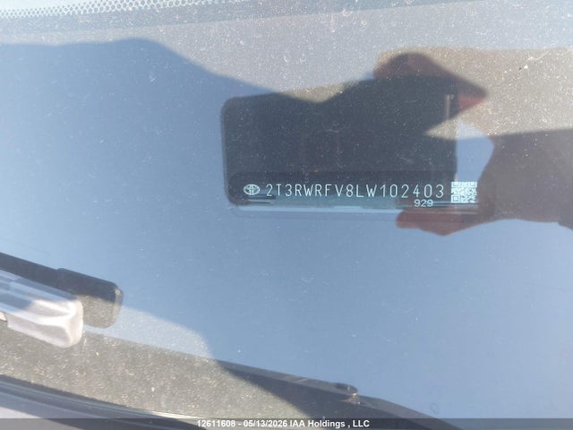 Aukcja sprzedaży 2020 Toyota Rav4 Hybrid Xle, vin: 2T3RWRFV8LW102403, numer aukcji: 12611608