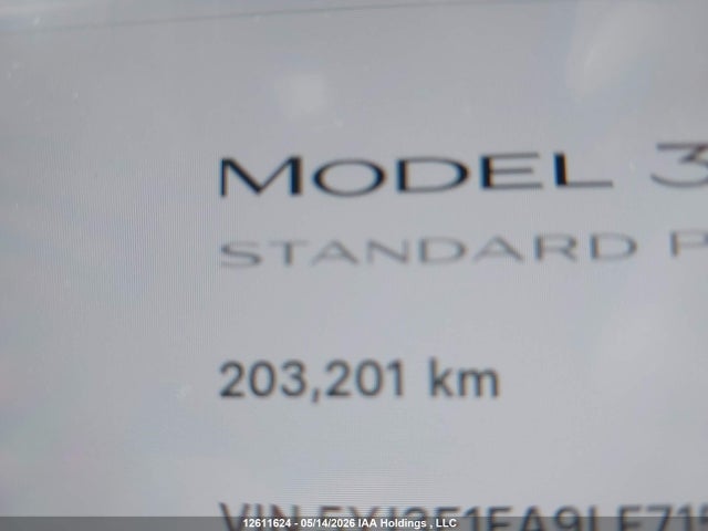 Продаж на аукціоні авто 2020 Tesla Model 3 Standard Range Plus, vin: 5YJ3E1EA9LF715824, номер лоту: 12611624