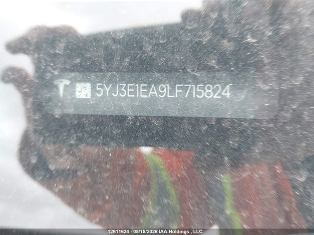 Продаж на аукціоні авто 2020 Tesla Model 3 Standard Range Plus, vin: 5YJ3E1EA9LF715824, номер лоту: 12611624