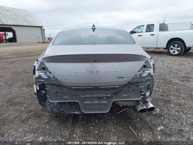 12611634 :رقم المزاد ، KMTG34TAXNU096495 vin ، 2022 Genesis G70 2.0t Advanced Awd مزاد بيع