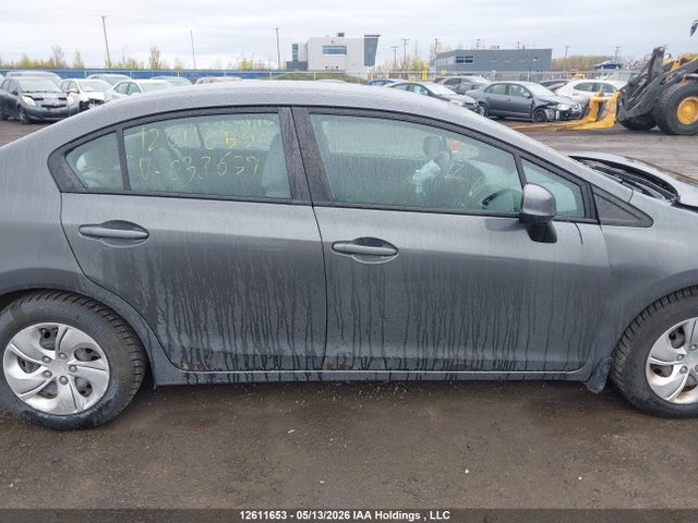 12611653 :رقم المزاد ، 2HGFB2F41DH038639 vin ، 2013 Honda Civic Lx مزاد بيع