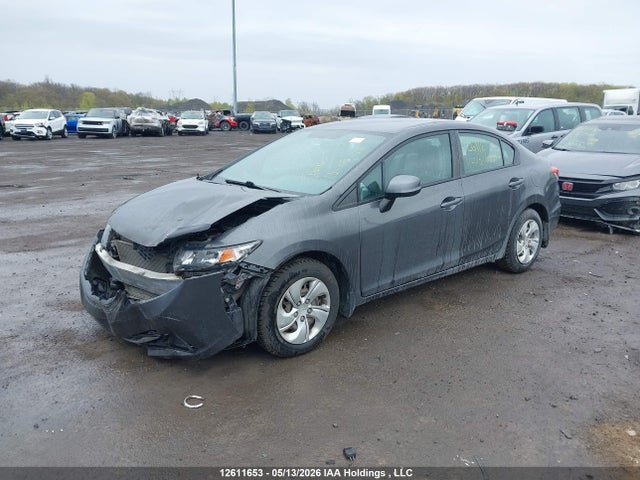 12611653 :رقم المزاد ، 2HGFB2F41DH038639 vin ، 2013 Honda Civic Lx مزاد بيع