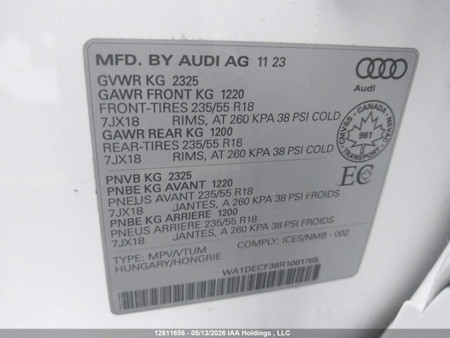 WA1DECF38R1061765 Audi Q3 Premium S Line 45