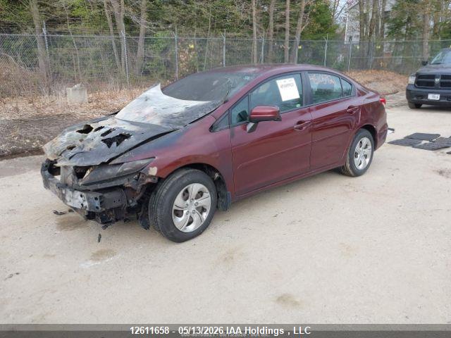 Honda Civic Lx 2015 2HGFB2F41FH017406 Image 3