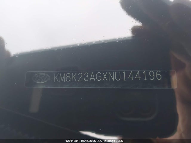 12611681 :رقم المزاد ، KM8K23AGXNU144196 vin ، 2022 Hyundai Kona Electric Preferred With Two-tone Roof مزاد بيع