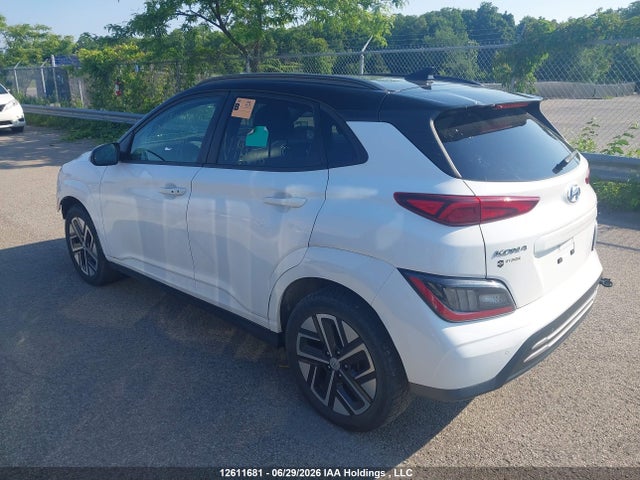 12611681 :رقم المزاد ، KM8K23AGXNU144196 vin ، 2022 Hyundai Kona Electric Preferred With Two-tone Roof مزاد بيع