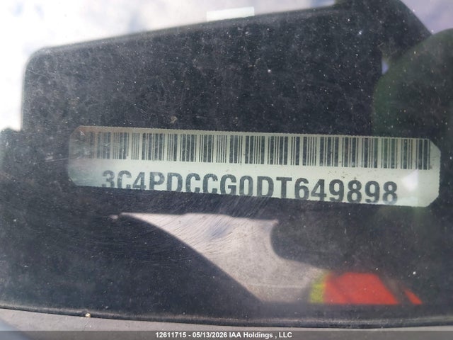 Продажа на аукционе авто 2013 Dodge Journey Sxt, vin: 3C4PDCCG0DT649898, номер лота: 12611715