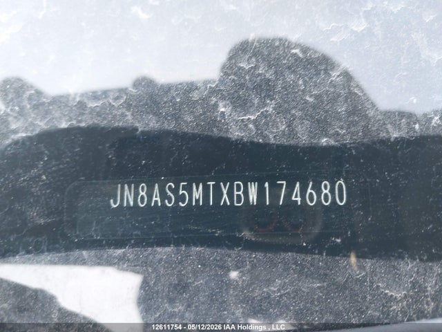 Aukcja sprzedaży 2011 Nissan Rogue S/sv/krom, vin: JN8AS5MTXBW174680, numer aukcji: 12611754