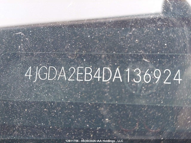 Aukcja sprzedaży 2013 Mercedes-benz Ml 350 Bluetec 4matic, vin: 4JGDA2EB4DA136924, numer aukcji: 12611756