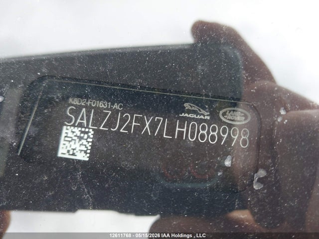 Продаж на аукціоні авто 2020 Land Rover Range Rover Evoque P250 S, vin: SALZJ2FX7LH088998, номер лоту: 12611768