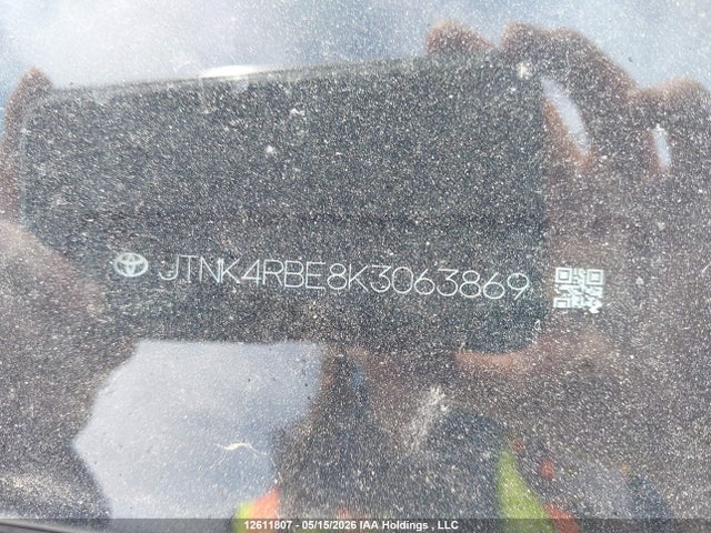 Aukcja sprzedaży 2019 Toyota Corolla, vin: JTNK4RBE8K3063869, numer aukcji: 12611807