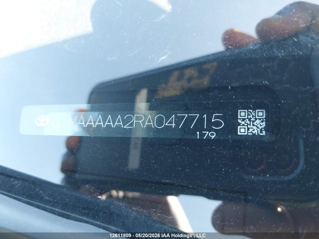 12611809 :رقم المزاد ، JTMAAAAA2RA047715 vin ، 2024 Toyota Bz4x Le مزاد بيع