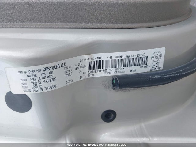 12611817 :رقم المزاد ، 1J8GR48K19C544061 vin ، 2009 Jeep Grand Cherokee Laredo مزاد بيع