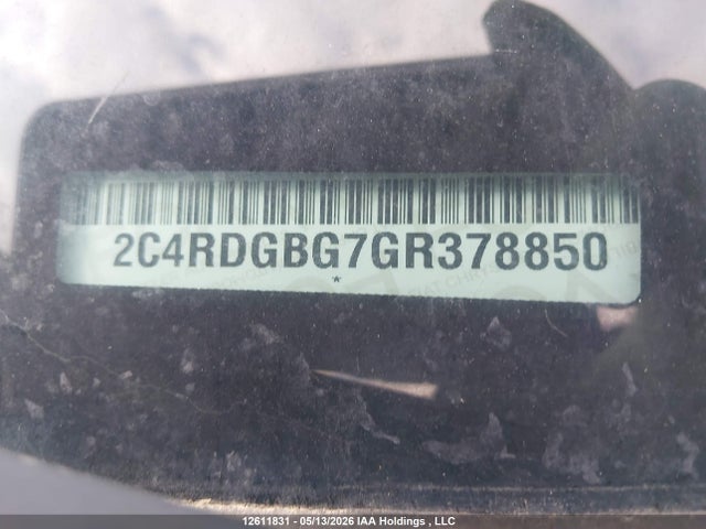 2C4RDGBG7GR378850 Dodge Grand Caravan Se