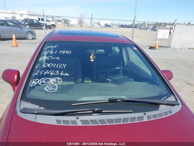 Aukcja sprzedaży 2009 Honda Civic Exl, vin: 2HGFA16059H004124, numer aukcji: 12611881