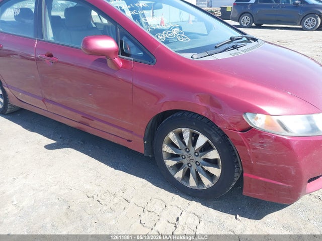 Aukcja sprzedaży 2009 Honda Civic Exl, vin: 2HGFA16059H004124, numer aukcji: 12611881