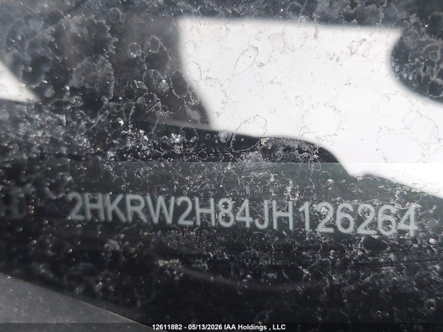 2HKRW2H84JH126264 Honda Cr-v Ex-l