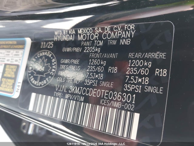 Hyundai Tucson Preferred Awd With Trend Package 2026 3KMJCCDE0TE036301 Image 19