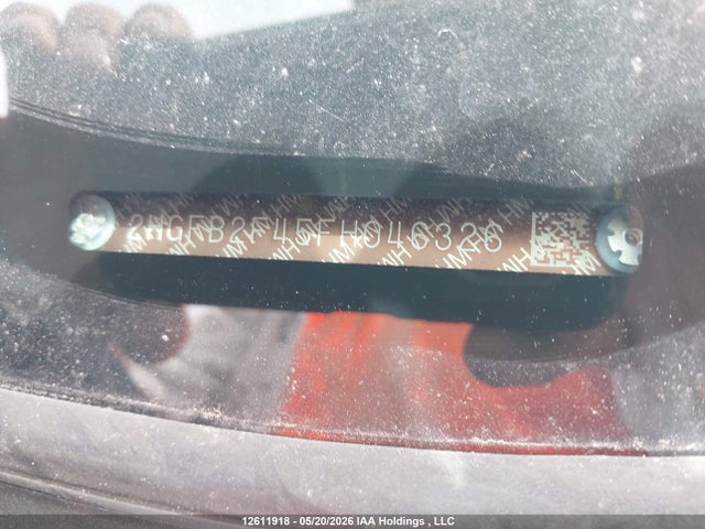 Aukcja sprzedaży 2015 Honda Civic, vin: 2HGFB2F45FH046326, numer aukcji: 12611918