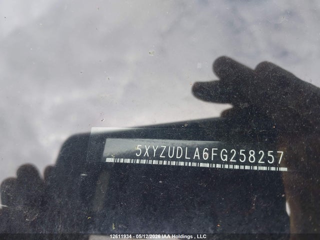 12611934 :رقم المزاد ، 5XYZUDLA6FG258257 vin ، 2015 Hyundai Santa Fe مزاد بيع