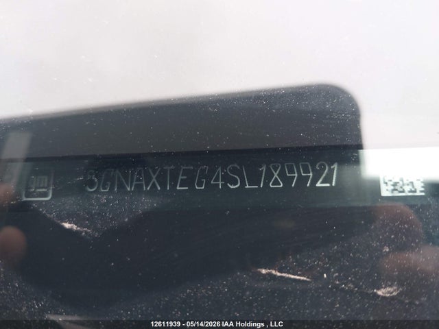12611939 :رقم المزاد ، 3GNAXTEG4SL189921 vin ، 2025 Chevrolet Equinox Rs Awd مزاد بيع