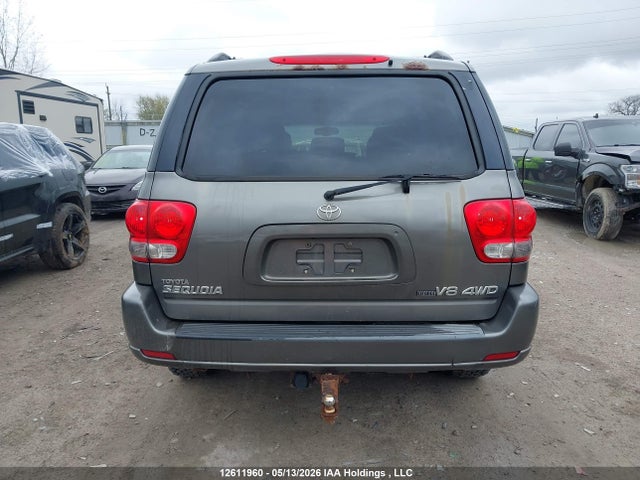 12611960 :رقم المزاد ، 5TDBT44A76S259844 vin ، 2006 Toyota Sequoia Sr5 مزاد بيع