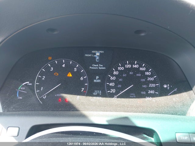 Aukcja sprzedaży 2009 Lexus Ls 600h, vin: JTHDU46F195010477, numer aukcji: 12611974