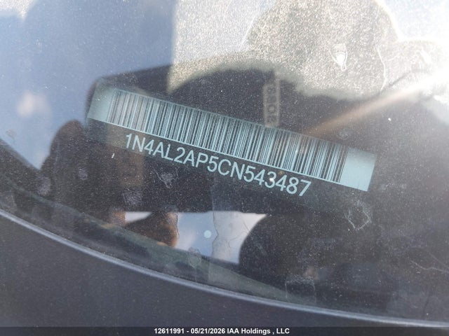 Продаж на аукціоні авто 2012 Nissan Altima S, vin: 1N4AL2AP5CN543487, номер лоту: 12611991