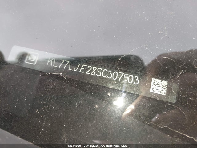 Продажа на аукционе авто 2025 Chevrolet Trax 2rs, vin: KL77LJE28SC307503, номер лота: 12611999