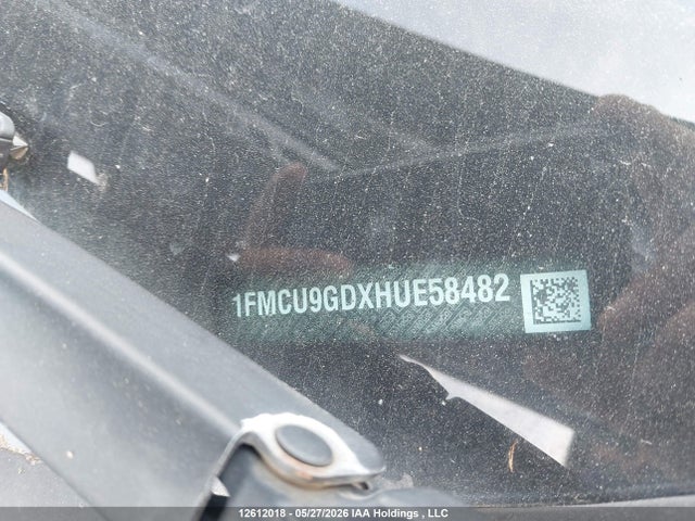 1FMCU9GDXHUE58482 Ford ESCAPE SE