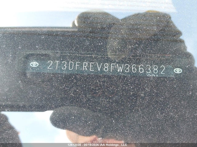 Aukcja sprzedaży 2015 Toyota Rav4 Limited, vin: 2T3DFREV8FW366382, numer aukcji: 12612035