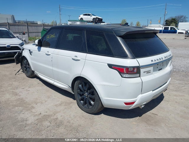 Aukcja sprzedaży 2016 Land Rover Range Rover Sport Diesel Td6 Hse, vin: SALWR2KF3GA632484, numer aukcji: 12612061