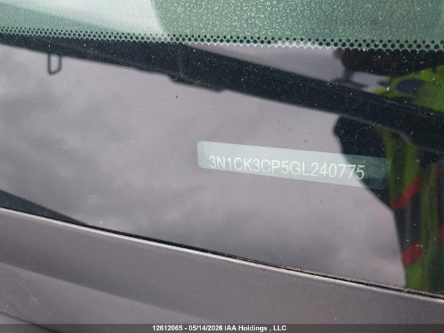 12612065 :رقم المزاد ، 3N1CK3CP5GL240775 vin ، 2016 Nissan Micra مزاد بيع